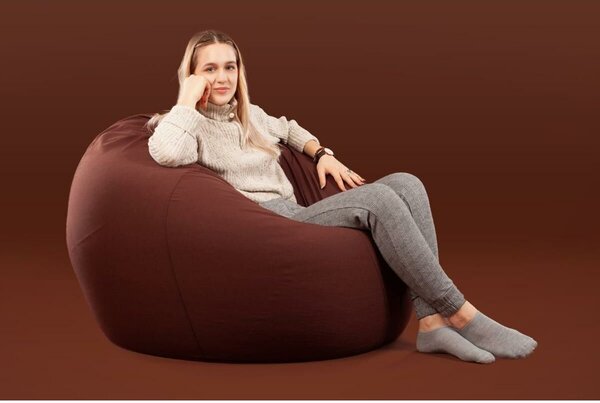 Barna XXL Babzsákfotel - 110x110x70 cm