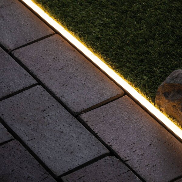 Paulmann Plug & Shine Smooth LED csík 3000K 10m, dimmelhető, Fehér / opál, Műanyag, Modern