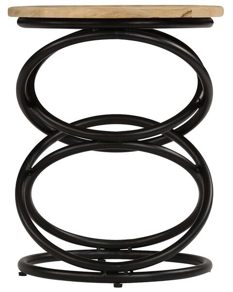 Tömör mangófa kisasztal 40 x 50 cm