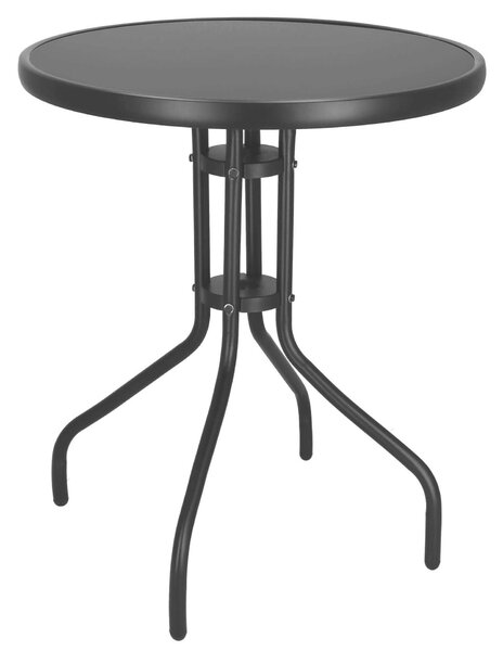 Springos kerti Asztal 60x70cm - Fekete
