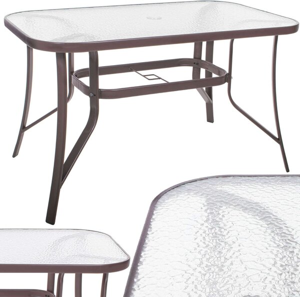 Springos kerti Asztal 120x70x70cm - Barna