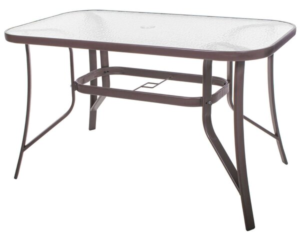 Springos kerti Asztal 120x70x70cm - Barna
