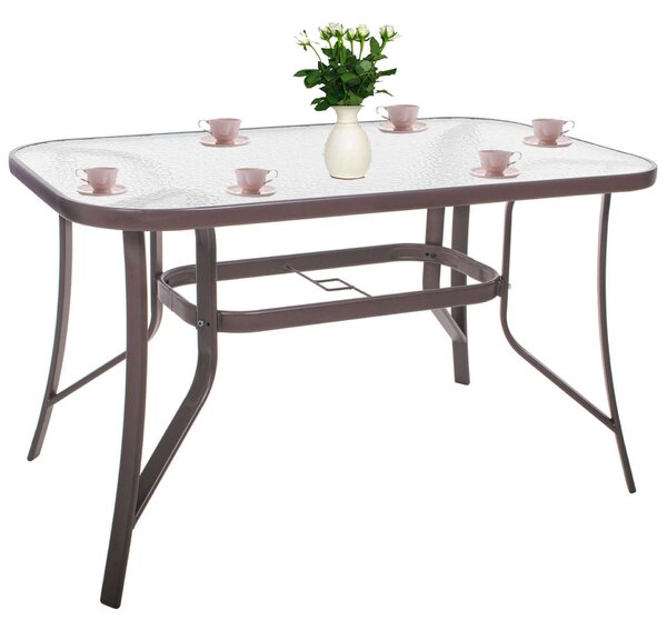 Springos kerti Asztal 120x70x70cm - Barna