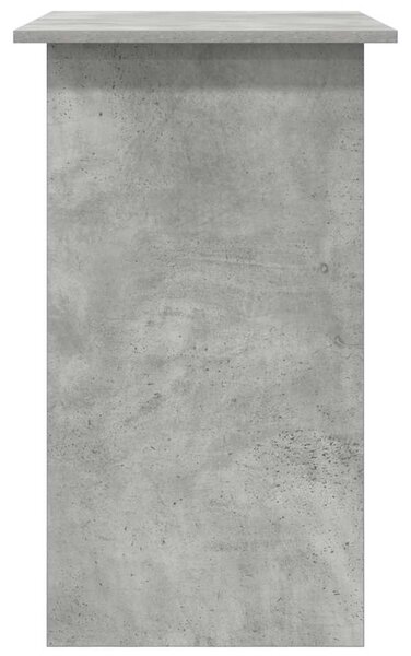 Betonszürke szerelt fa íróasztal 80 x 45 x 74 cm