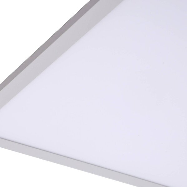 Lindby LED panel Enhife, fehér, 40 x cm, fém, 4,000 K, Fehér / opál, Dolgozószoba / Iroda, Modern