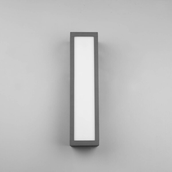 Trio Lighting LED kültéri fali lámpa Fuerte, antracit, alumínium, IP54, Fekete, Alumínium, Modern