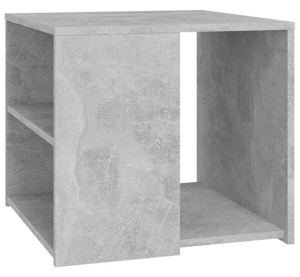 Betonszürke szerelt fa kisasztal 50 x 50 x 45 cm