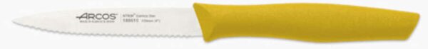 Arcos Hámozókés 10 cm recés sárga, Nova