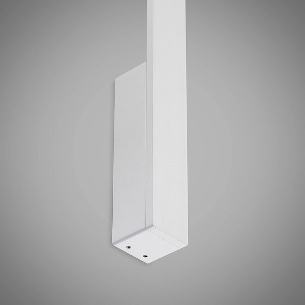 Arcchio LED fali lámpa Ivano, 130 cm, fehér, alumínium, Fehér / opál, Folyosó, Alumínium, Modern