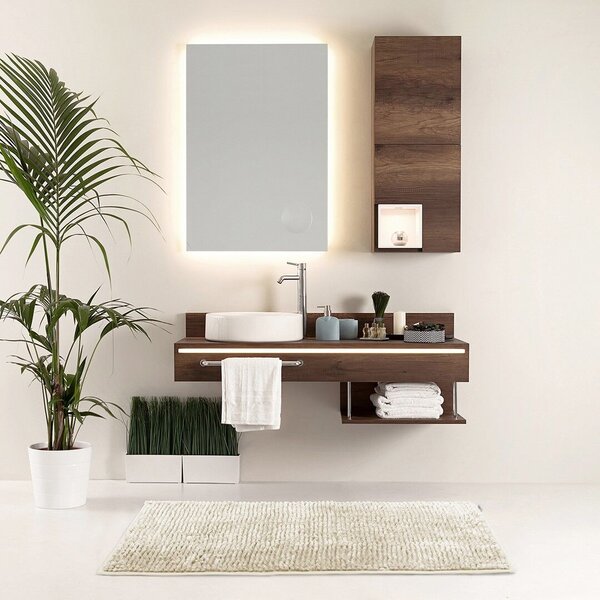 Fürdőszobaszőnyeg BATI szín bézsszínű motívum modern 50x80+40x50 ameliahome