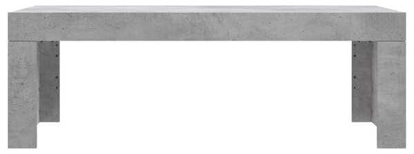 Betonszürke szerelt fa dohányzóasztal 102 x 50 x 36 cm