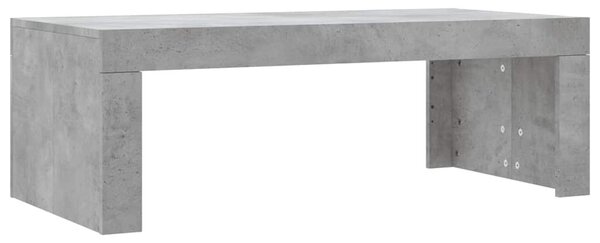 Betonszürke szerelt fa dohányzóasztal 102 x 50 x 36 cm