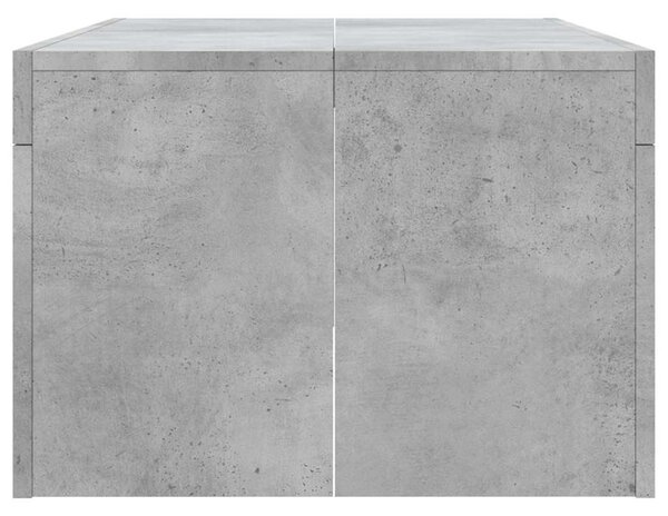 Betonszürke szerelt fa dohányzóasztal 102 x 50 x 36 cm