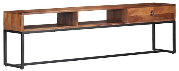 Tömör akácfából TV-szekrény 160 x 30 x 45 cm