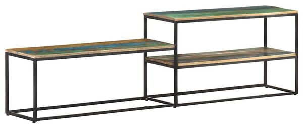 Tömör újrahasznosított fa TV-szekrény 180 x 30 x 50 cm