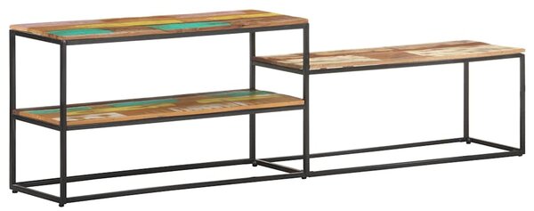 Tömör újrahasznosított fa TV-szekrény 180 x 30 x 50 cm