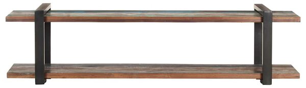 Tömör újrahasznosított fa TV-szekrény 160 x 40 x 40 cm