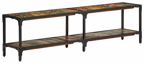 Tömör újrahasznosított fa TV-szekrény 150x30x41 cm