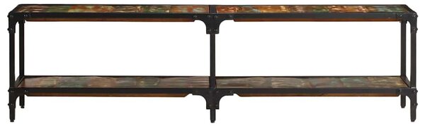 Tömör újrahasznosított fa TV-szekrény 150x30x41 cm