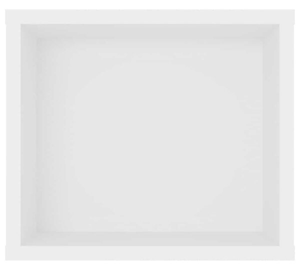 Fehér szerelt fa függő TV-szekrény 100 x 30 x 26,5 cm