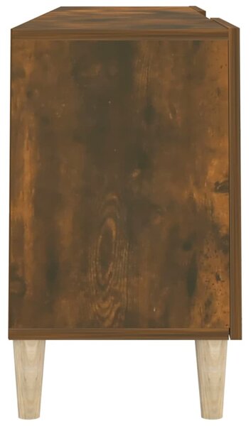 Füstös tölgy színű szerelt fa TV-szekrény 150 x 30 x 50 cm
