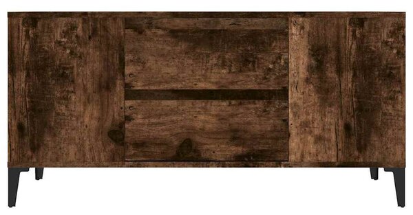 Füstös tölgy színű szerelt fa TV-szekrény 102x44,5x50 cm
