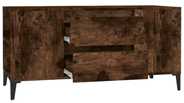 Füstös tölgy színű szerelt fa TV-szekrény 102x44,5x50 cm