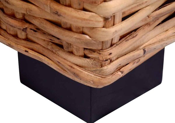 3-személyes természetes rattan kanapé