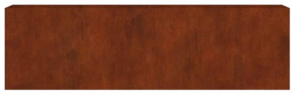 Corten acél kerti magaságyás 280x40x80 cm