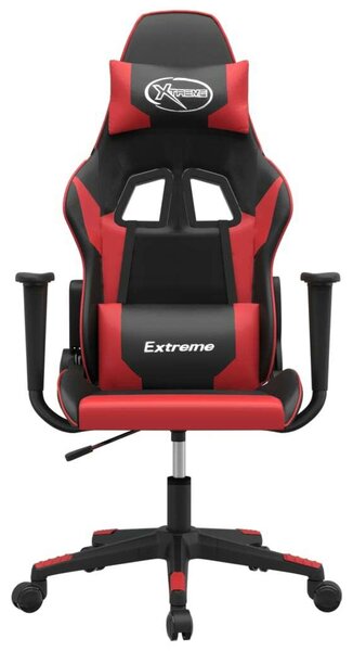 Xtreme Gamer Szék - Masszázs Funkció - Piros-Fekete