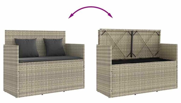VidaXL Kerti Pad - Tárolós - 120cm