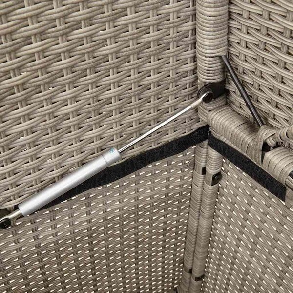 VidaXL Kerti Pad - Tárolós - 120cm