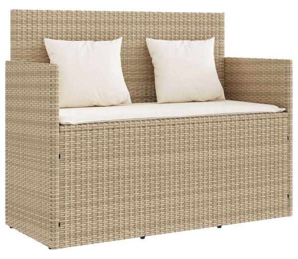 VidaXL Kert Pad - Polyrattan - Bézs - 120cm