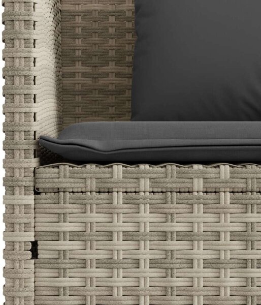 VidaXL Polyrattan Kerti Pad - 113x61x87 cm - Tárolóval