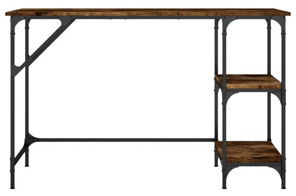 VidaXL Íróasztal - Füstös Tölgy - 120x50x75 cm