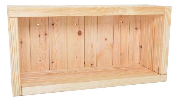ROJAPLAST Virágtartó Láda - Fenyőfa - 120 cm