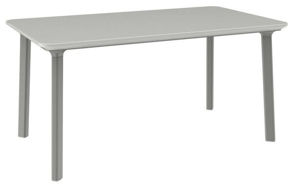 TOOMAX Italia Dining Kerti Asztal - Világosszürke - 147x84 cm