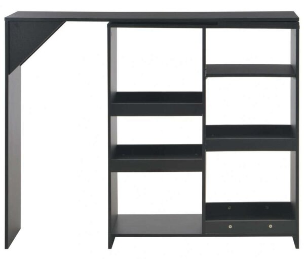VidaXL Bárasztal - Fekete - 138x39x110 cm