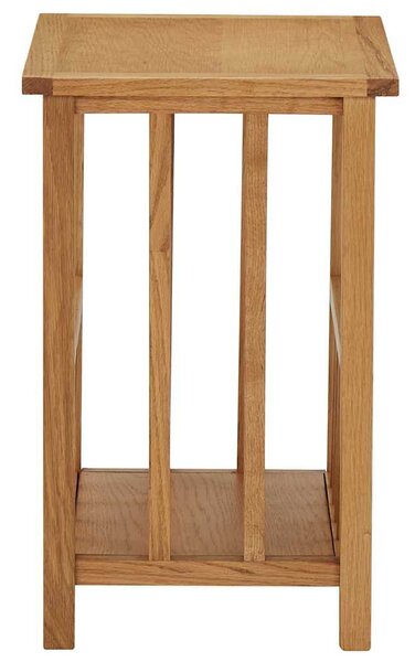 Tömör tölgyfa magazinasztal 45 x 35 x 55 cm
