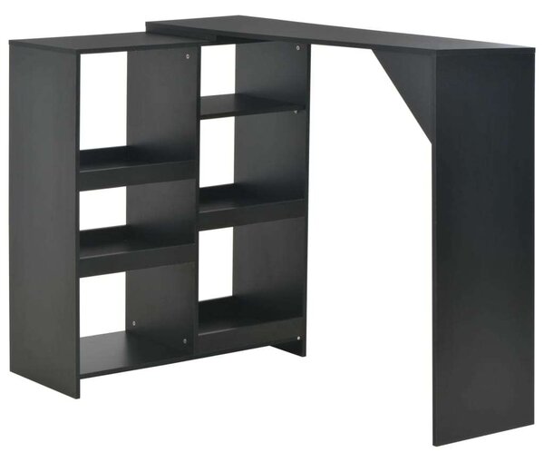 VidaXL Bárasztal - Fekete - 138x39x110 cm