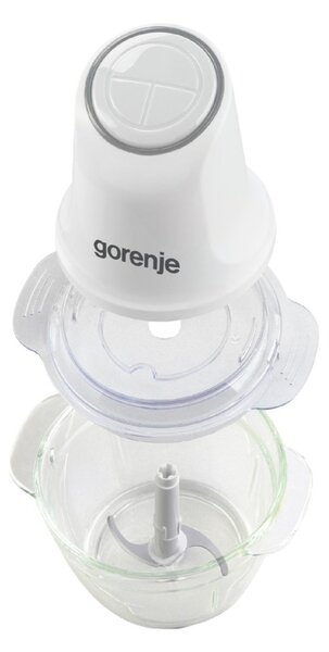 Gorenje S501GW aprító, 500 W, kettős acél pengerendszer, mérőskálázott kehely, fehér