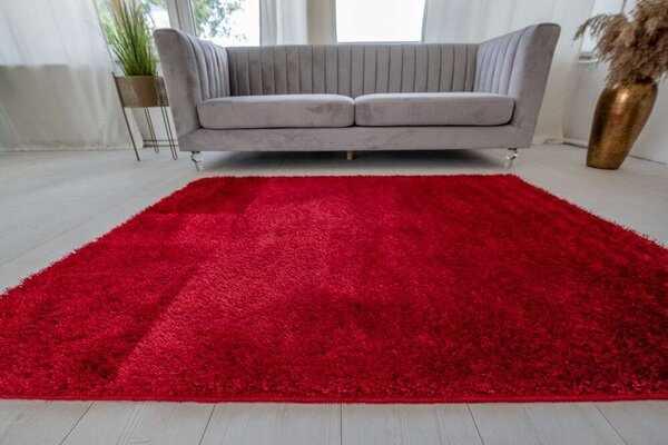 Charline shaggy red Szőnyeg #piros - Többféle méretben