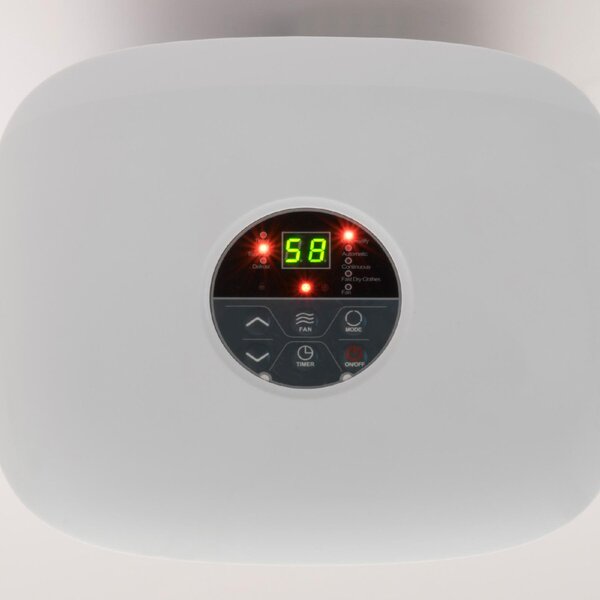 HOME DHM 10LR párátlanító, ajánlott szobaméret max. 20 m2, 10 liter párátlanító kapacitás, R290 töltőgáz, 2,2 literes víztartály, 5 üzemmód