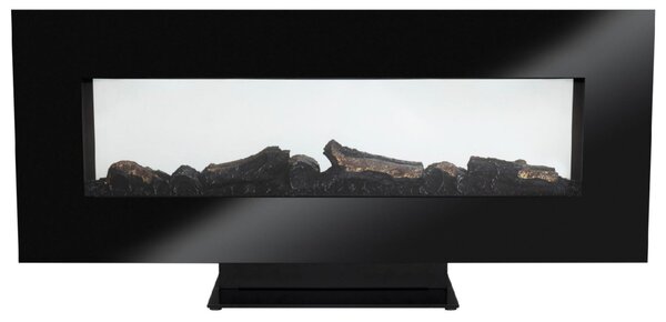HOME FKK 24 falra szerelhető vagy talpra állítható elektromos látványkandalló, 900W/1800W, heti program, távirányító, fekete