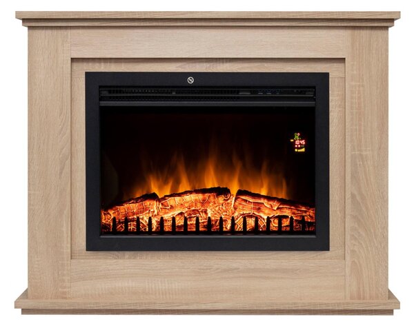 HOME FKK Bologna elektromos kandalló, FKKF 03 + FKKI 03 szett, 2000 W, heti program, távirányító, beépített termosztát