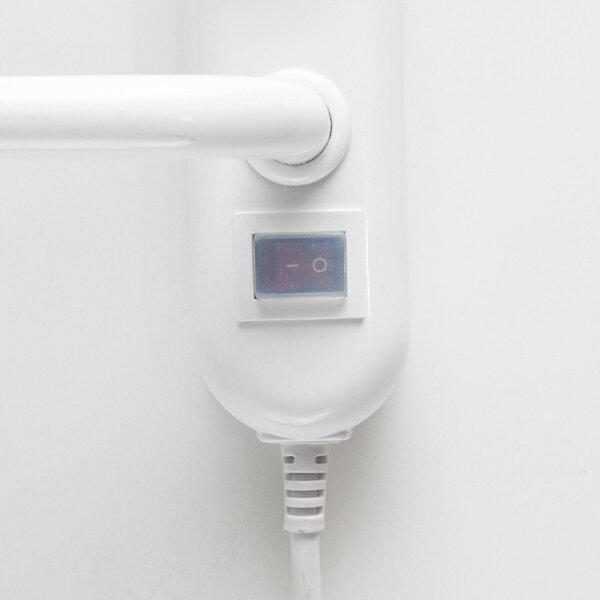 HOME FTW 4 fali fűtött elektromos törölközőszárító, 90W, IPX1 védelem, fehér