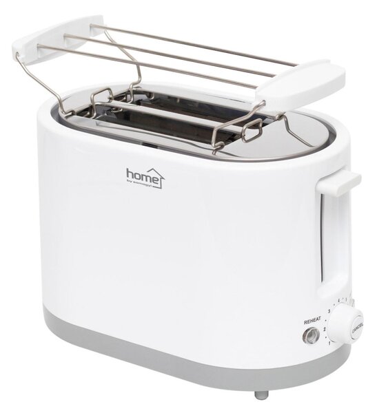 HOME HG KP 22 2 szeletes kenyérpirító, 750W, cooltouch, 7 fokozat, fehér