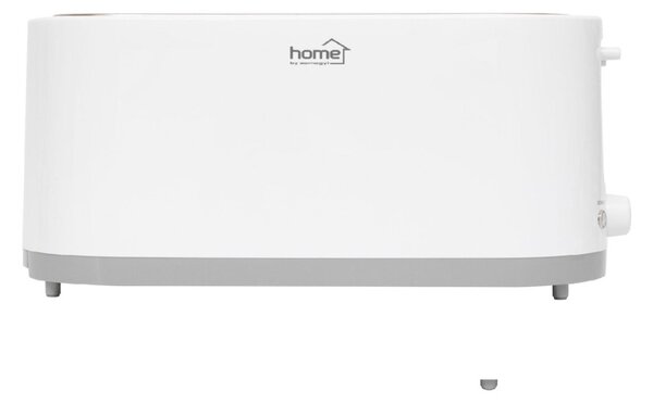 HOME HG KP 42 4 szeletes kenyérpirító, 1400 W, cooltouch, 7 fokozat, zsemlemelegítő, fehér