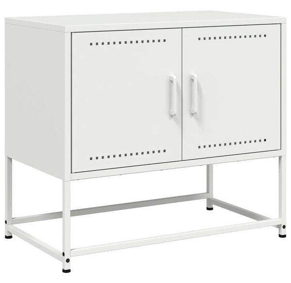 Fehér acél TV-szekrény 68,5x39x60,5 cm