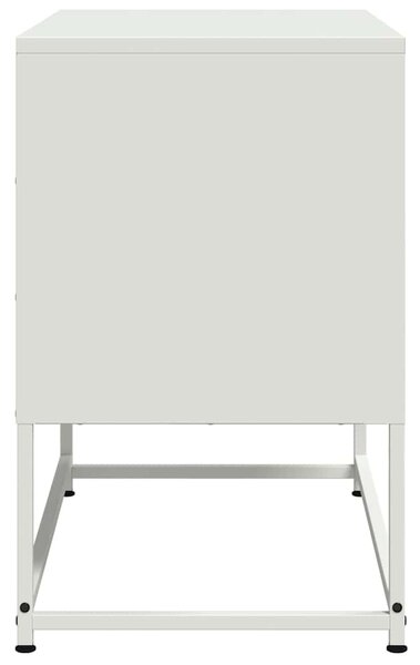 Fehér acél TV-szekrény 68,5x39x60,5 cm